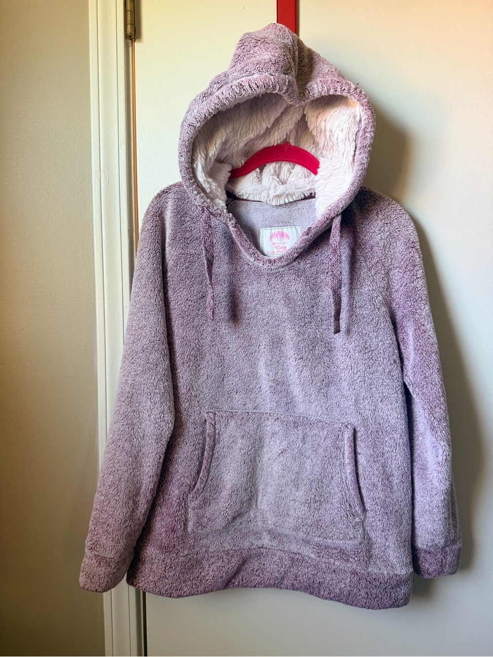 Members Mark Cozy Plush Hooded Pullover Sz. S